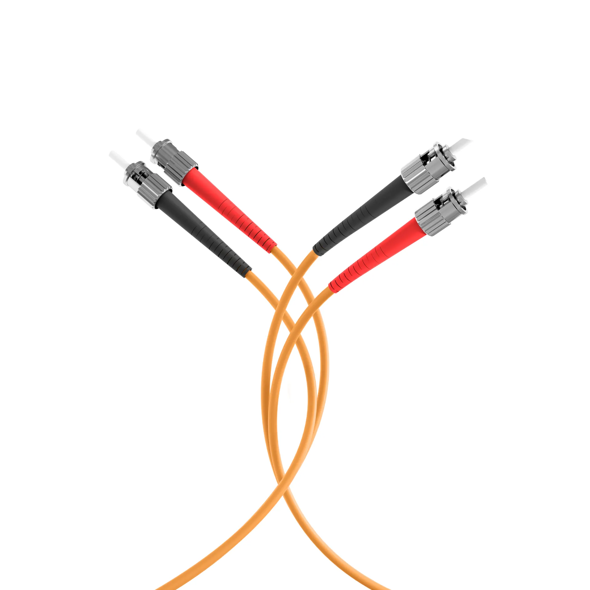 Duplex Patchkabel ST-ST OM1 1m LSZH 3mm orange – Bild 8