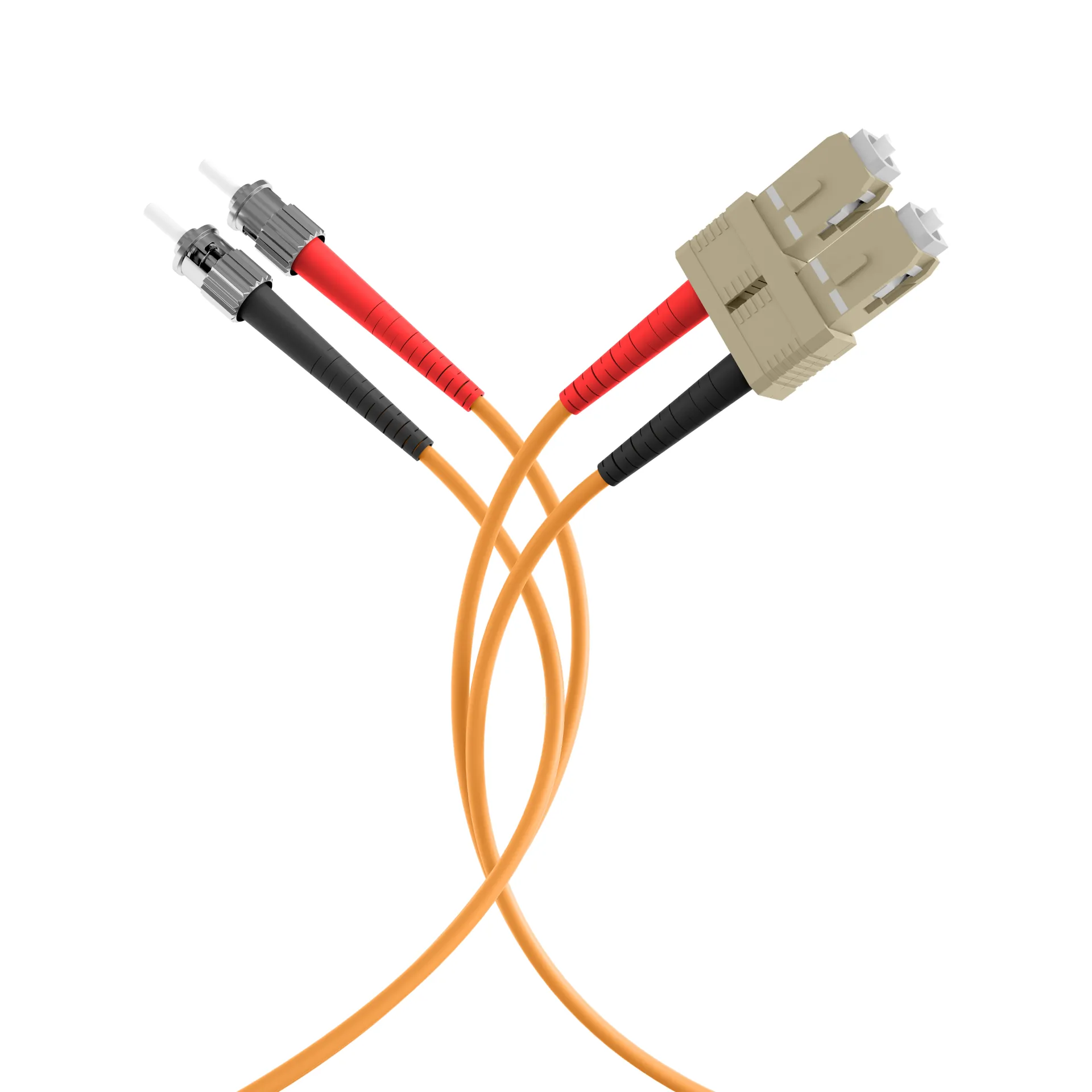 Duplex Patchkabel SC-ST OM2 30m LSZH 3mm orange – Bild 4