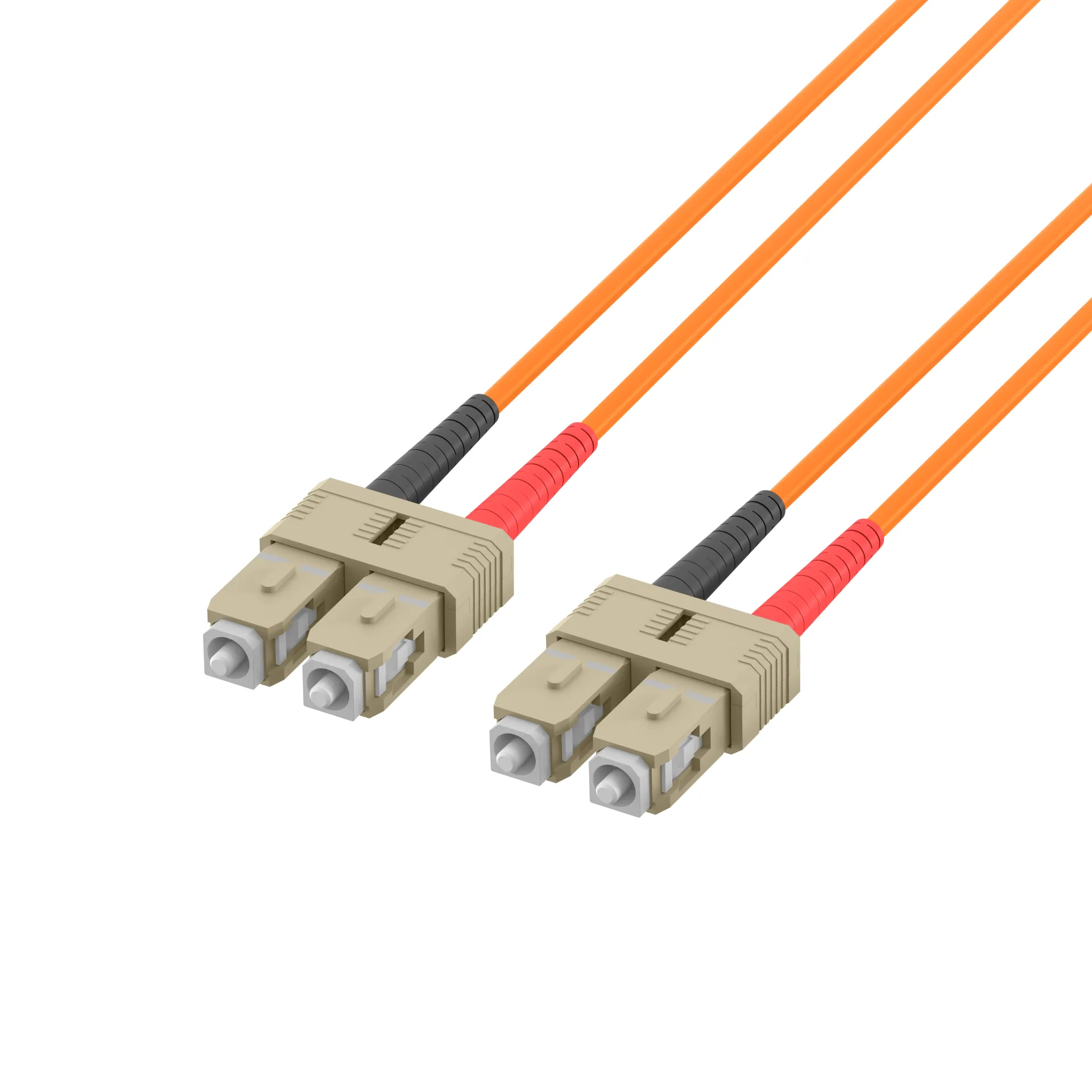 Duplex Patchkabel SC-SC OM2 1m LSZH 3mm orange – Bild 7