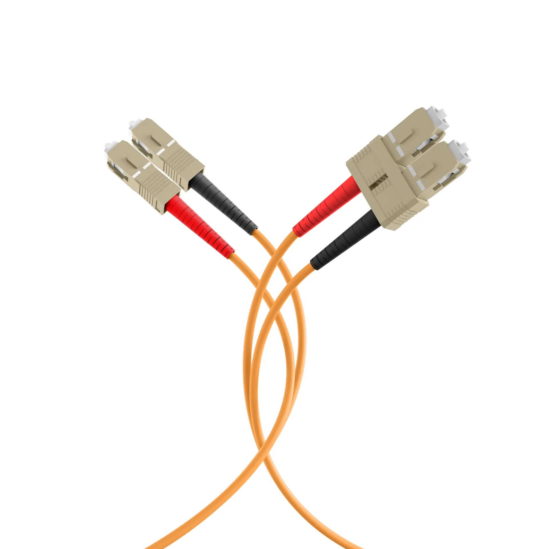 Duplex Patchkabel SC-SC OM2 1m LSZH 3mm orange – Bild 8
