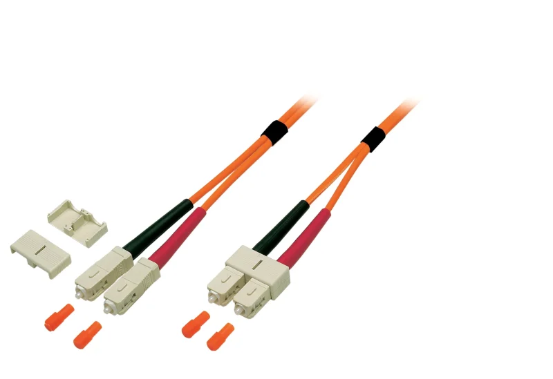 Duplex Patchkabel SC-SC OM1 40m LSZH 3mm orange