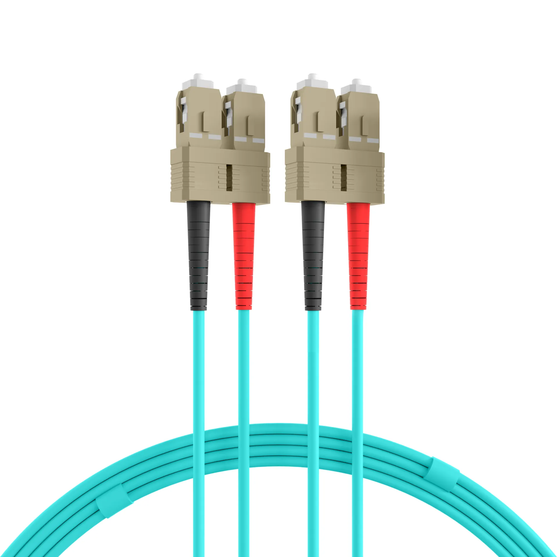 Duplex Patchkabel SC-SC OM3 1m LSZH 3mm aqua – Bild 9