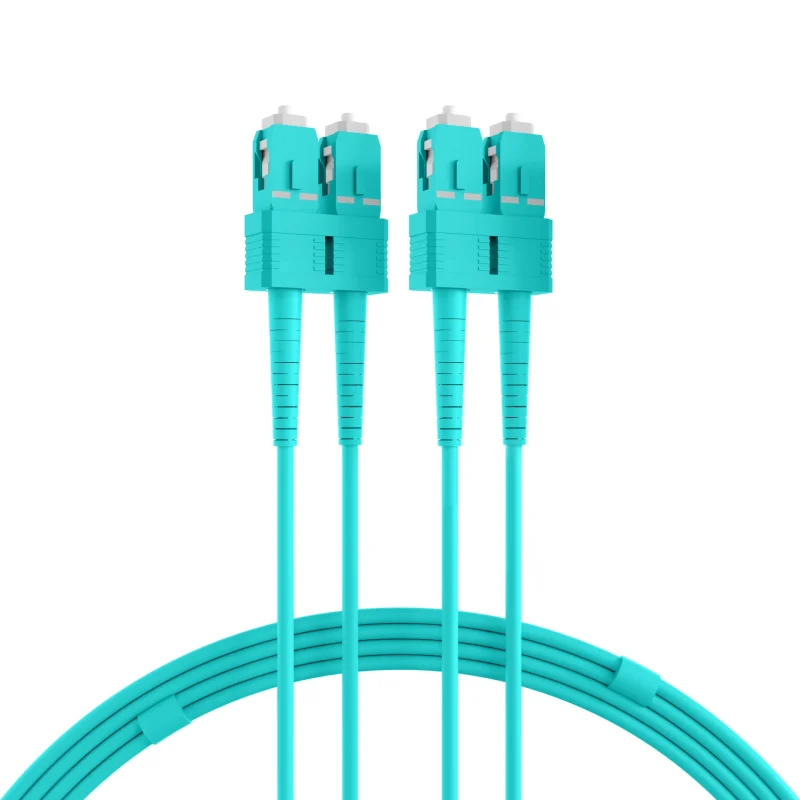 Duplex Patchkabel SC-SC OM3 5m LSZH 1,2mm aqua
