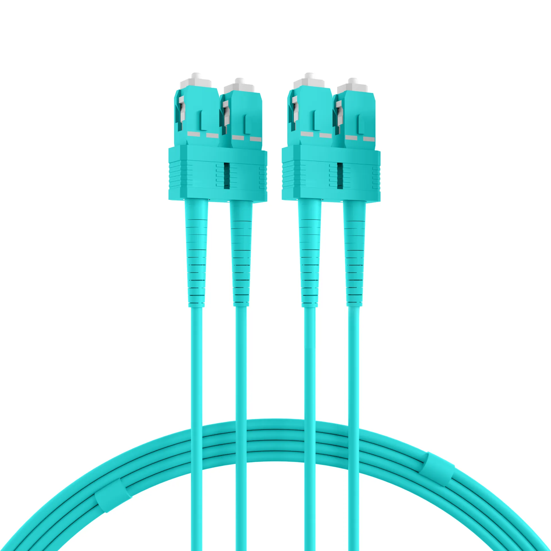Duplex Patchkabel SC-SC OM3 5m LSZH 3mm aqua – Bild 5