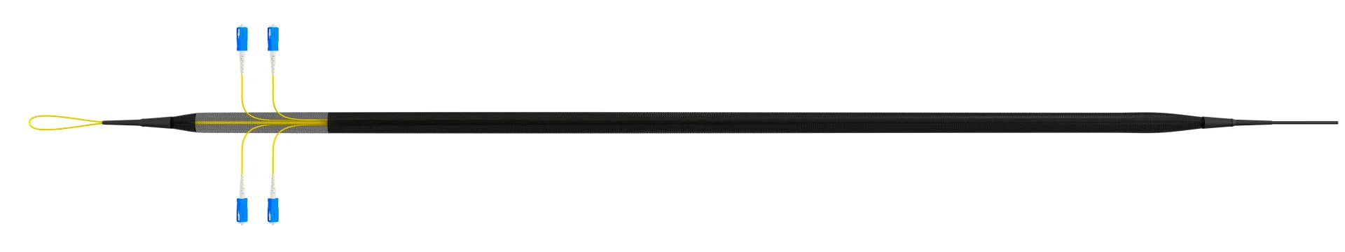 Trunkkabel U-DQ(ZN)BH OS2 4E (1x4) SC-SC 160m Dca LSZH G657A1 – Bild 5