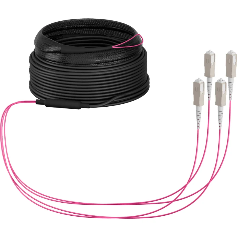 Trunkkabel U-DQ(ZN)BH OM4 4G (1×4) SC-SC 20m Dca LSZH