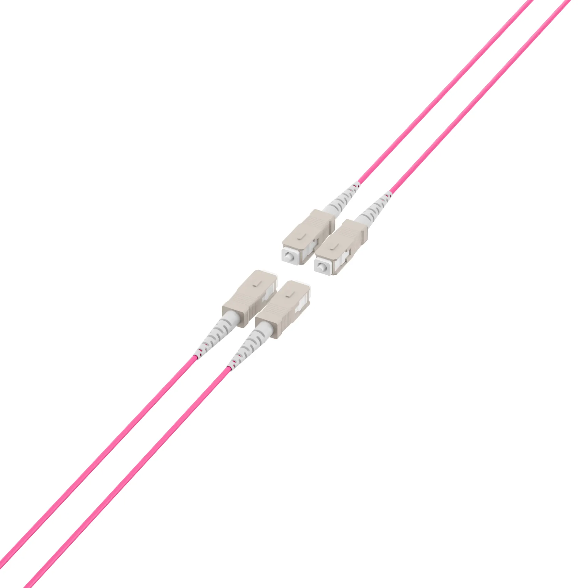 Trunkkabel U-DQ(ZN)BH OM4 4G (1x4) SC-SC 90m Dca LSZH – Bild 4