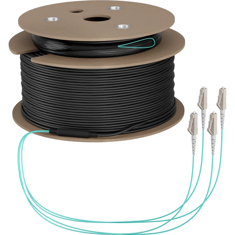 Trunkkabel U-DQ(ZN)BH OM3 4G (1×4) LC-LC 190m Dca LSZH