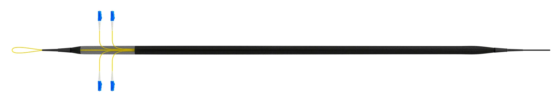 Trunkkabel U-DQ(ZN)BH OS2 4E (1x4) LC-LC 20m Dca LSZH G657A1 – Bild 5