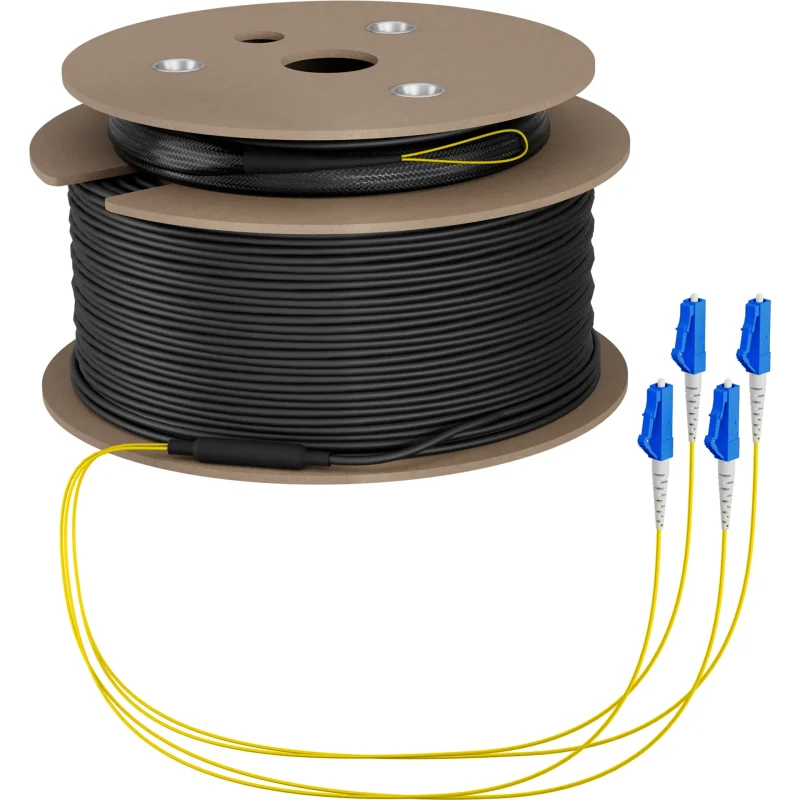 Trunkkabel U-DQ(ZN)BH OS2 4E (1×4) LC-LC 80m Dca LSZH G657A1