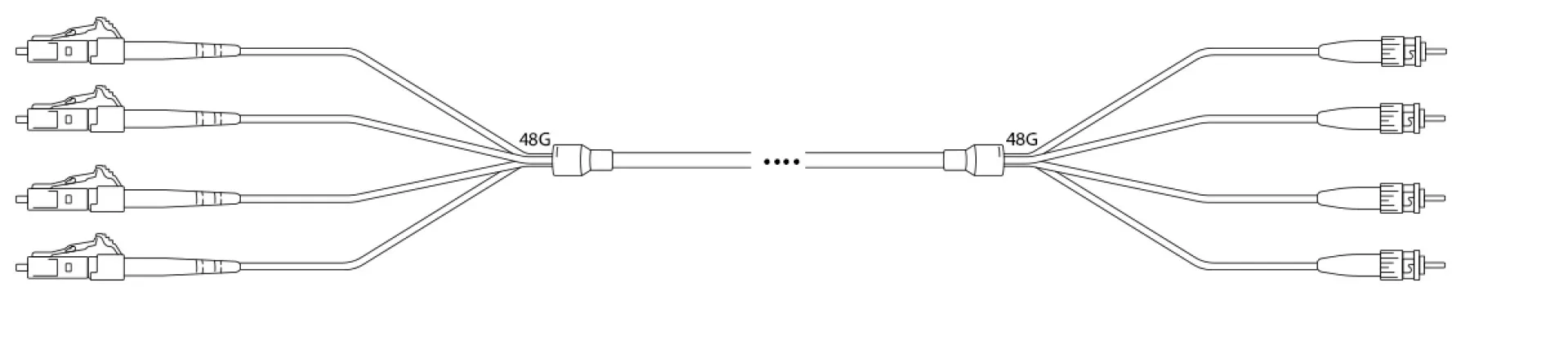 U-DQ(ZN) BH OM2 50/125µm LC/ST 4G 1,0m – Bild 5