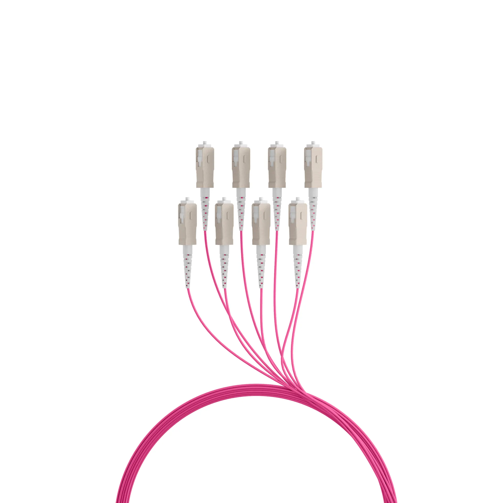 Trunkkabel U-DQ(ZN)BH OM4 8G (1x8) SC-SC 200m Dca LSZH – Bild 3