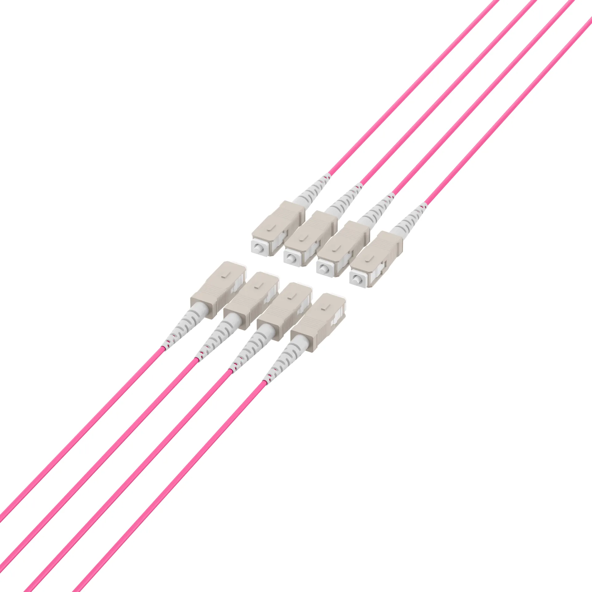 Trunkkabel U-DQ(ZN)BH OM4 8G (1x8) SC-SC 200m Dca LSZH – Bild 4