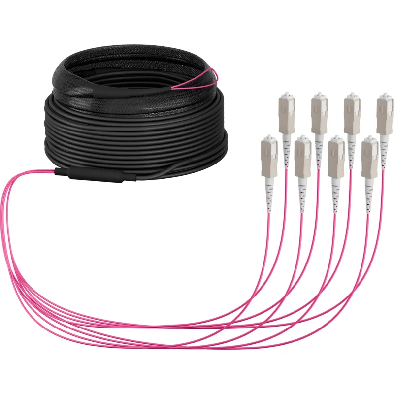 Trunkkabel U-DQ(ZN)BH OM4 8G (1×8) SC-SC 40m Dca LSZH