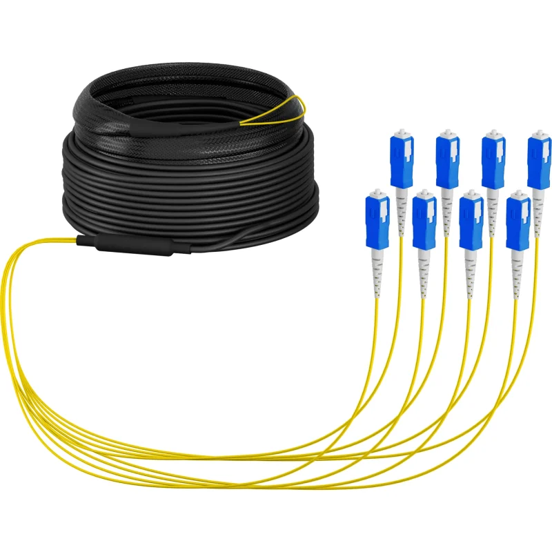 Trunkkabel U-DQ(ZN)BH OS2 8E (1×8) SC-SC 40m Dca LSZH G657A1