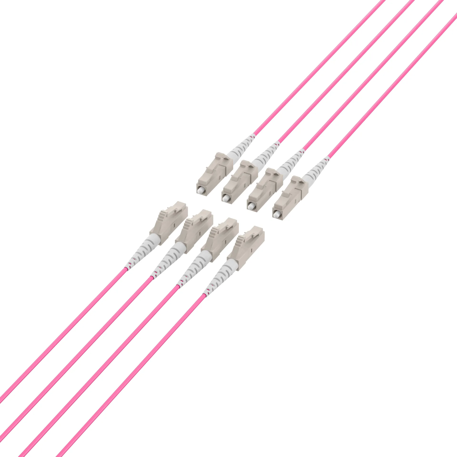 Trunkkabel U-DQ(ZN)BH OM4 8G (1x8) LC-LC 190m Dca LSZH – Bild 4