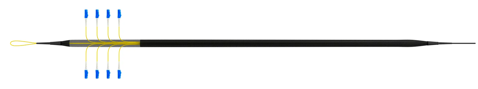 Trunkkabel U-DQ(ZN)BH OS2 8E (1x8) LC-LC 200m Dca LSZH G657A1 – Bild 5