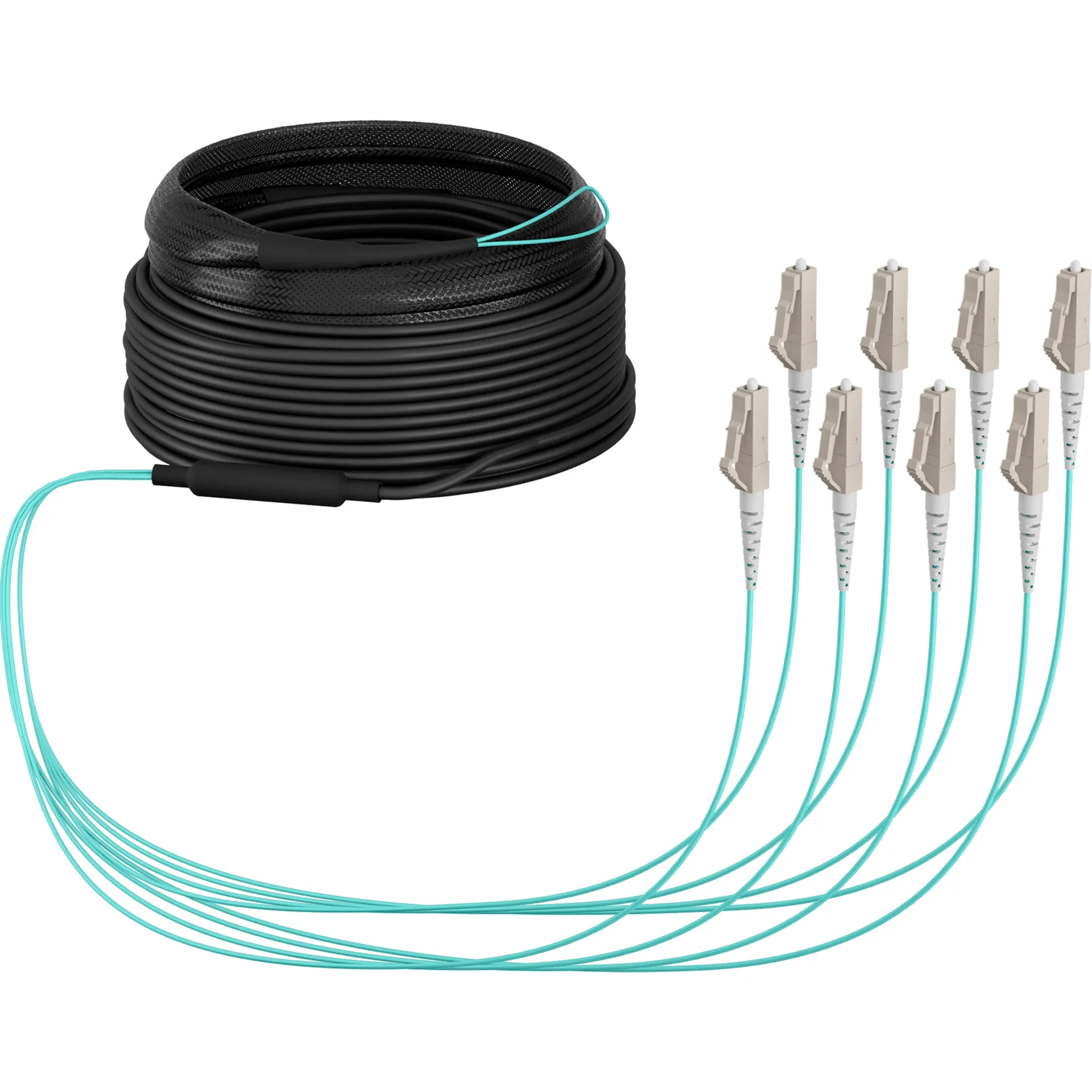 Trunkkabel U-DQ(ZN)BH OM3 8G (1x8) LC-LC 40m Dca LSZH