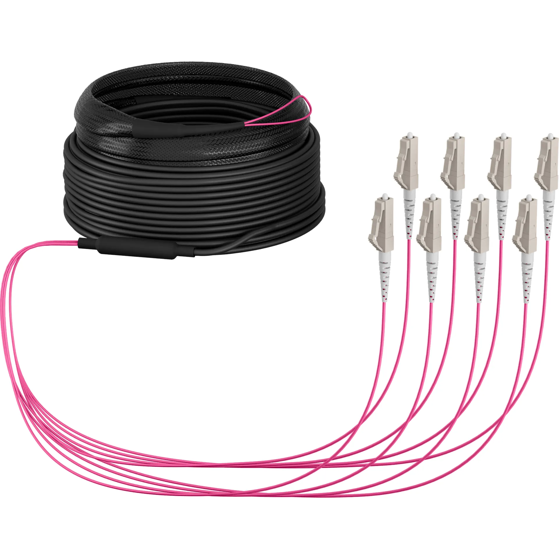 Trunkkabel U-DQ(ZN)BH OM4 8G (1x8) LC-LC 40m Dca LSZH