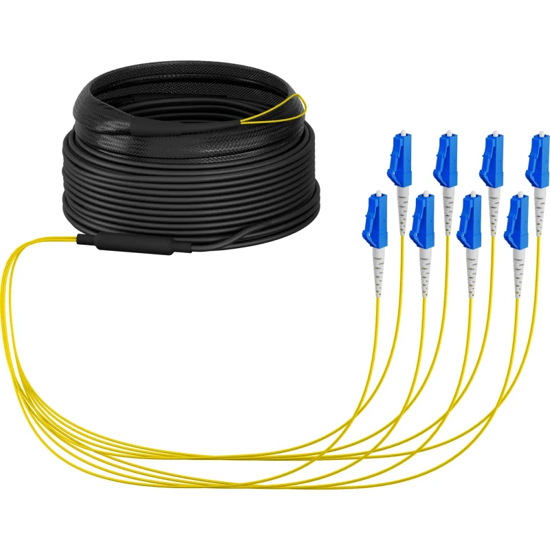 Trunkkabel U-DQ(ZN)BH OS2 8E (1×8) LC-LC 40m Dca LSZH G657A1