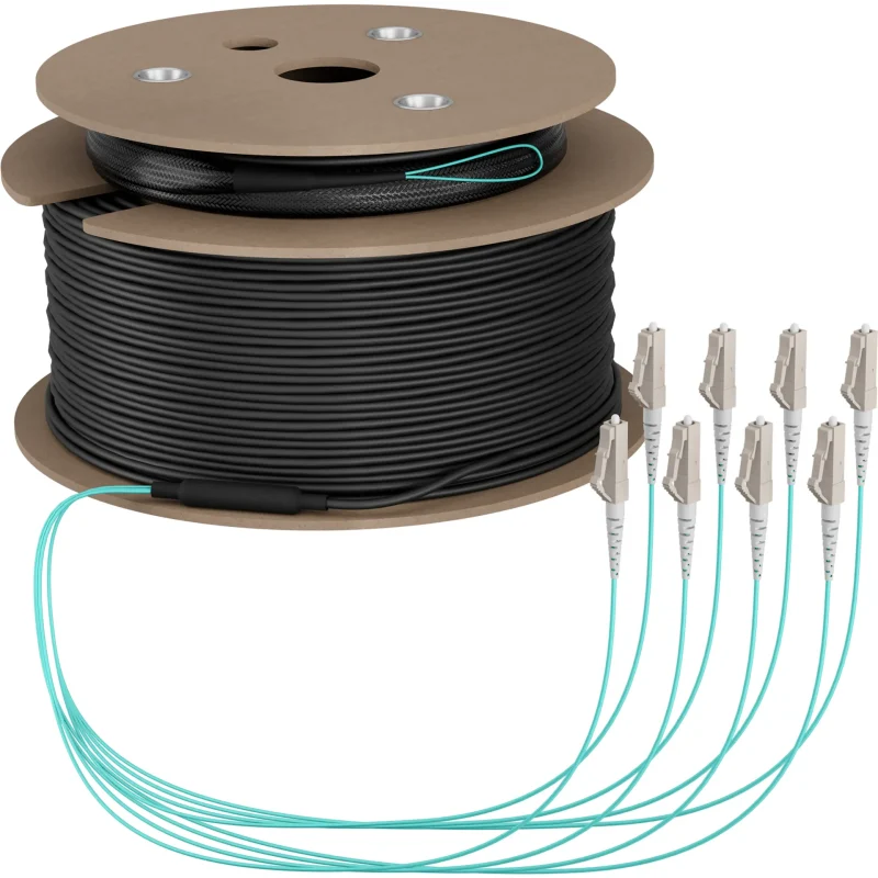 Trunkkabel U-DQ(ZN)BH OM3 8G (1×8) LC-LC 80m Dca LSZH