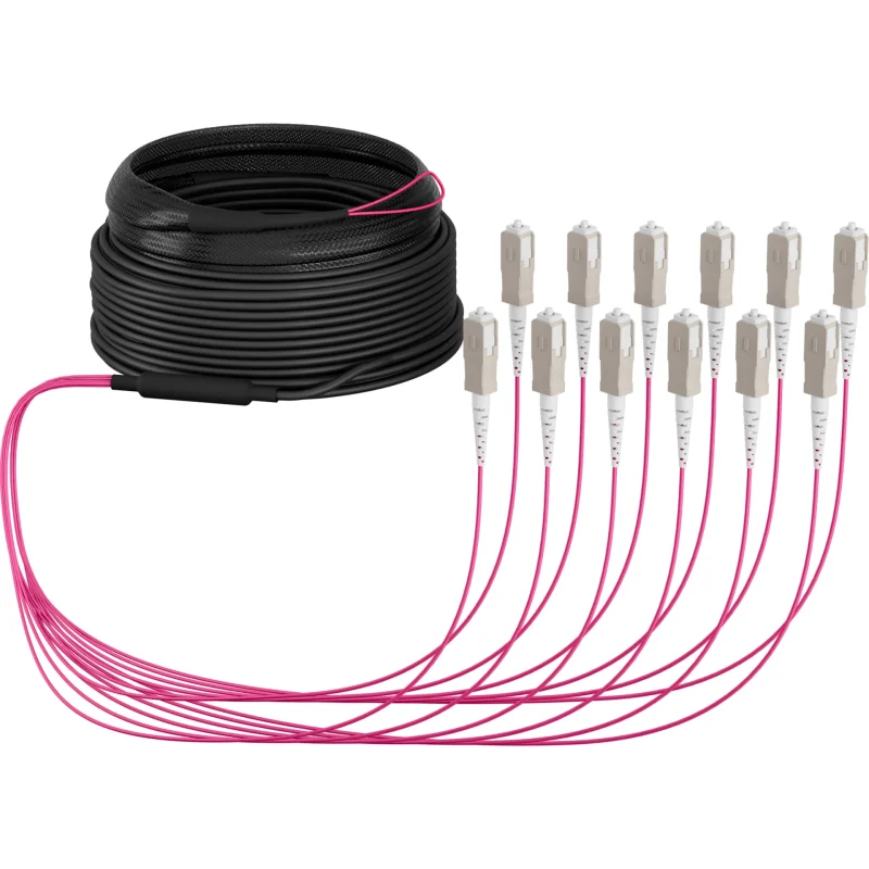 Trunkkabel U-DQ(ZN)BH OM4 12G (1×12) SC-SC 20m Dca LSZH