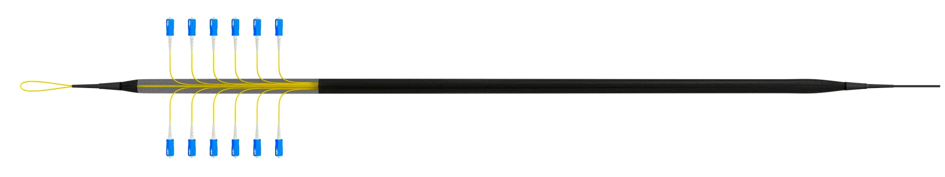 Trunkkabel U-DQ(ZN)BH OS2 12E (1x12) SC-SC 30m Dca LSZH G657A1 – Bild 5