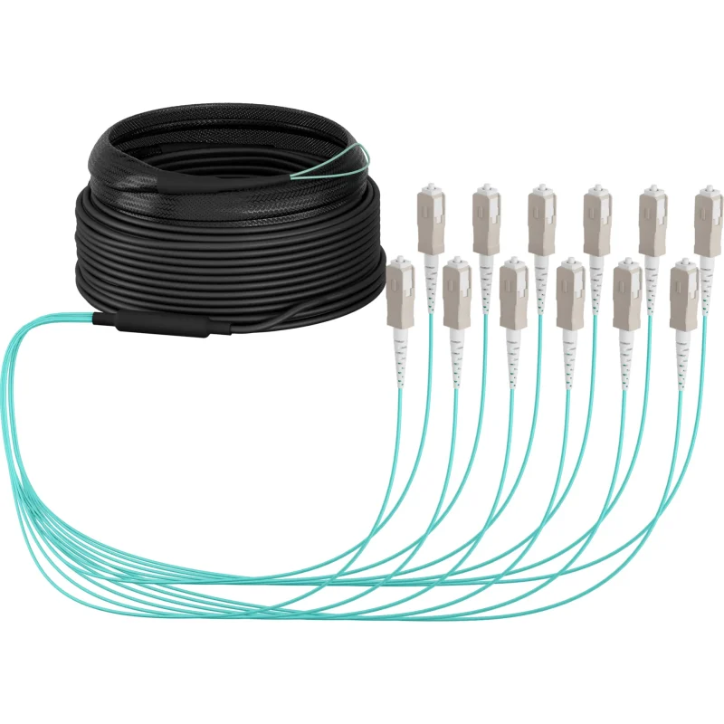 Trunkkabel U-DQ(ZN)BH OM3 12G (1×12) SC-SC 40m Dca LSZH