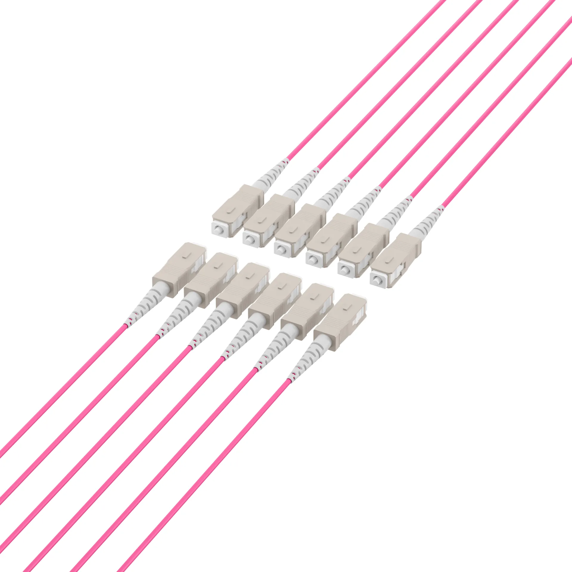 Trunkkabel U-DQ(ZN)BH OM4 12G (1x12) SC-SC 80m Dca LSZH – Bild 4