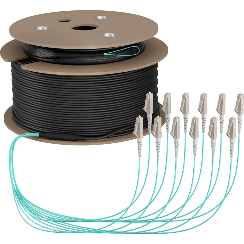 Trunkkabel U-DQ(ZN)BH OM3 12G (1×12) LC-LC 110m Dca LSZH