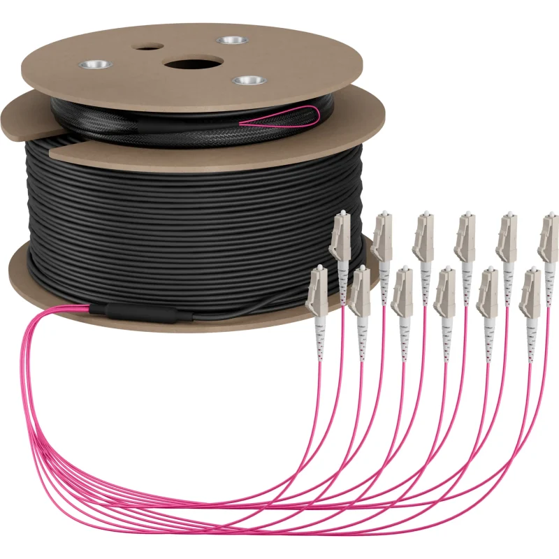 Trunkkabel U-DQ(ZN)BH OM4 12G (1×12) LC-LC 130m Dca LSZH