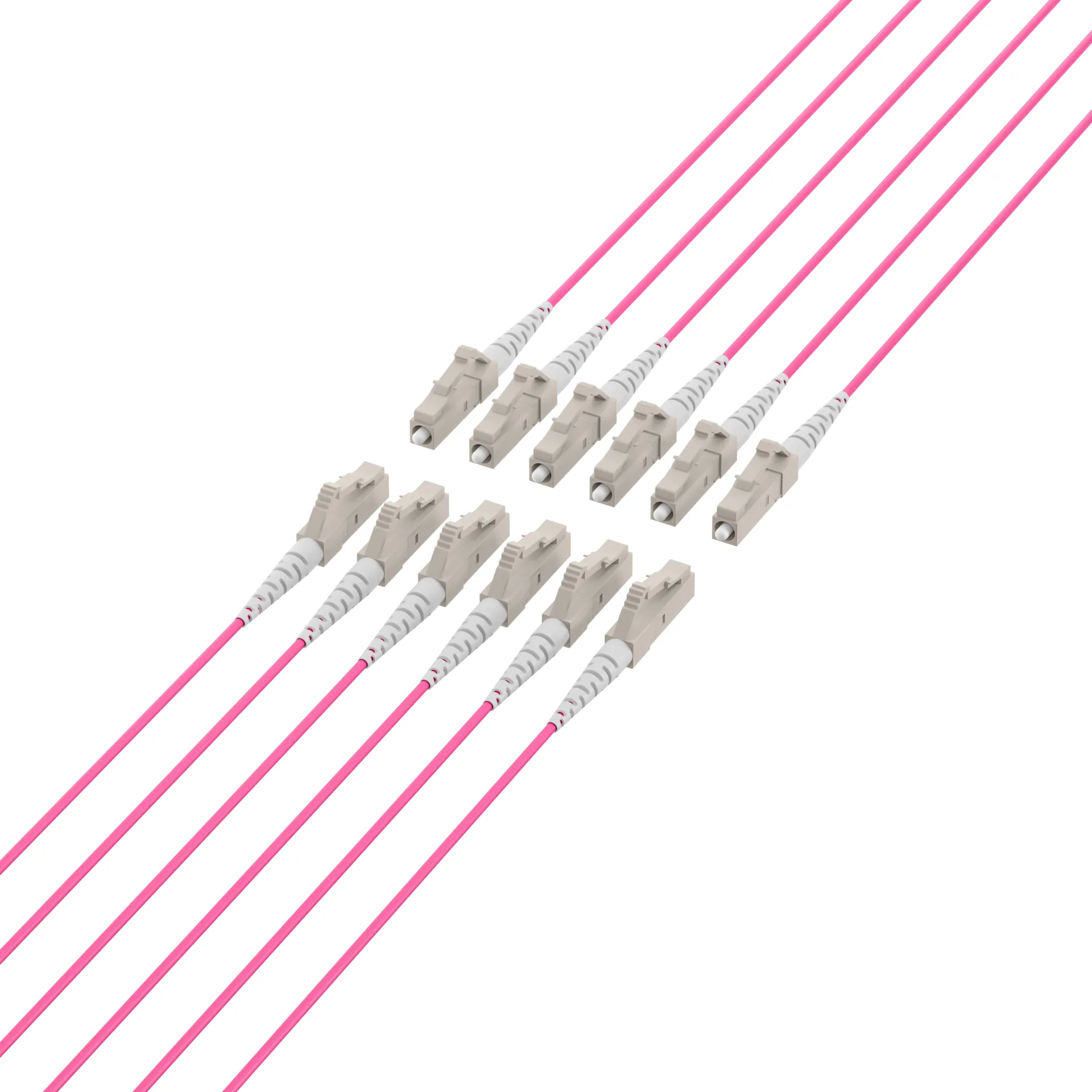 Trunkkabel U-DQ(ZN)BH OM4 12G (1x12) LC-LC 130m Dca LSZH – Bild 4