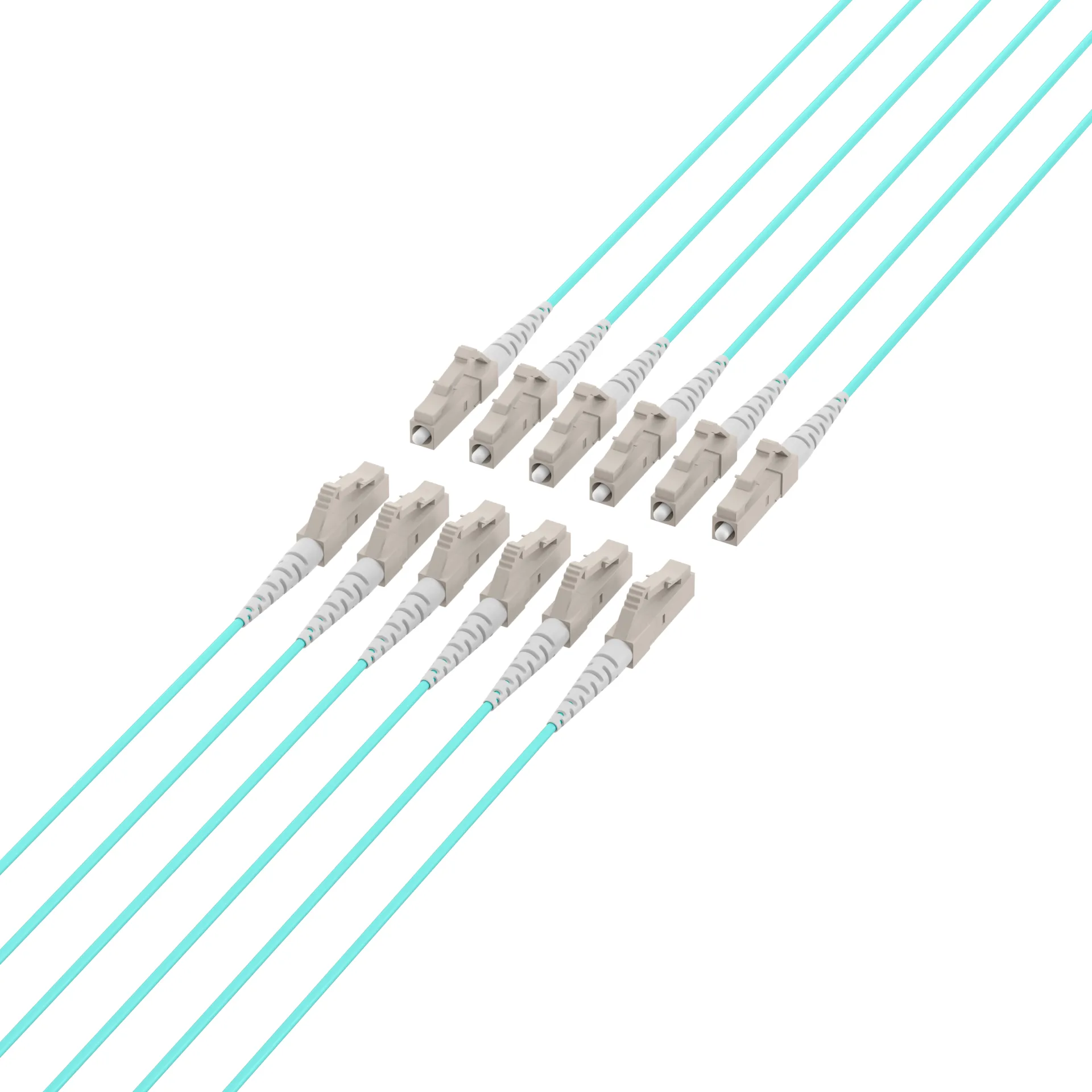Trunkkabel U-DQ(ZN)BH OM3 12G (1x12) LC-LC 60m Dca LSZH – Bild 4