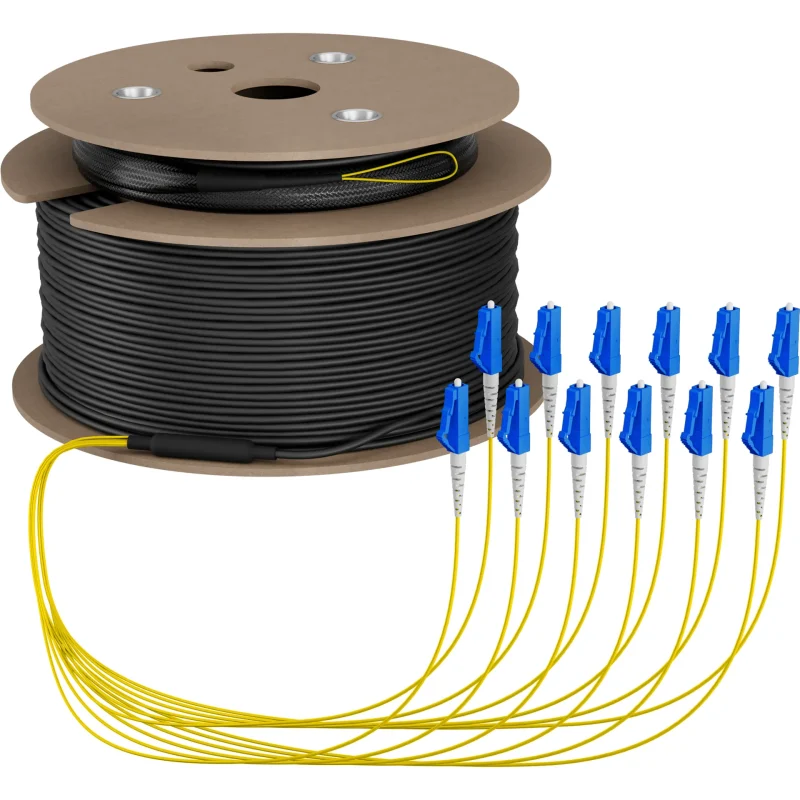 Trunkkabel U-DQ(ZN)BH OS2 12E (1×12) LC-LC 90m Dca LSZH G657A1
