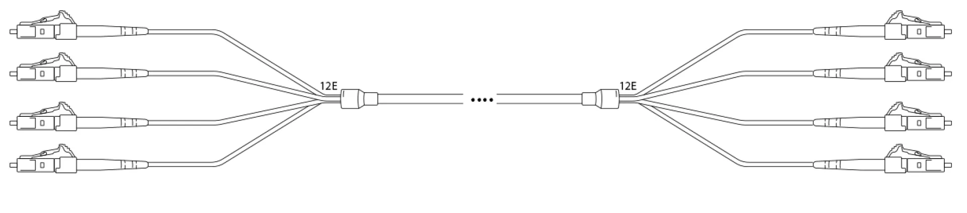 U-DQ(ZN) BH G657A 12E 9/125µm LC - LC 1 Meter – Bild 6