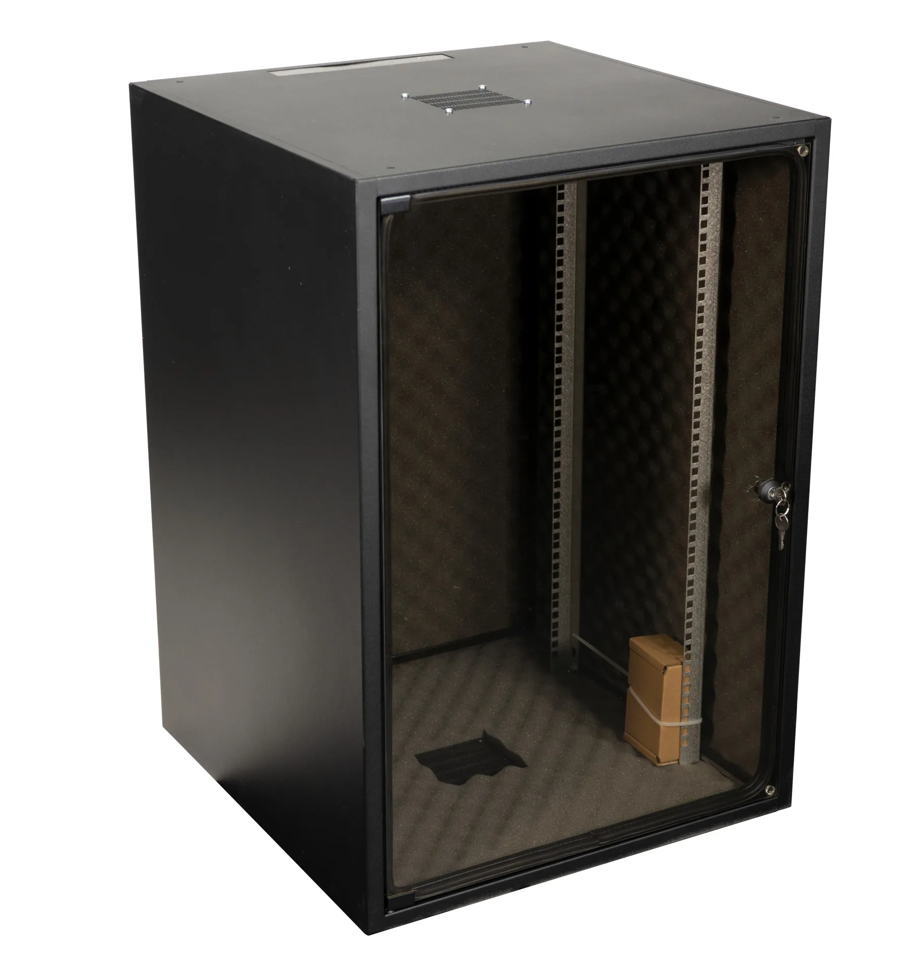 Netzwerkschrank OFFICE 18HE, 600x600 mm, RAL7035 – Bild 4