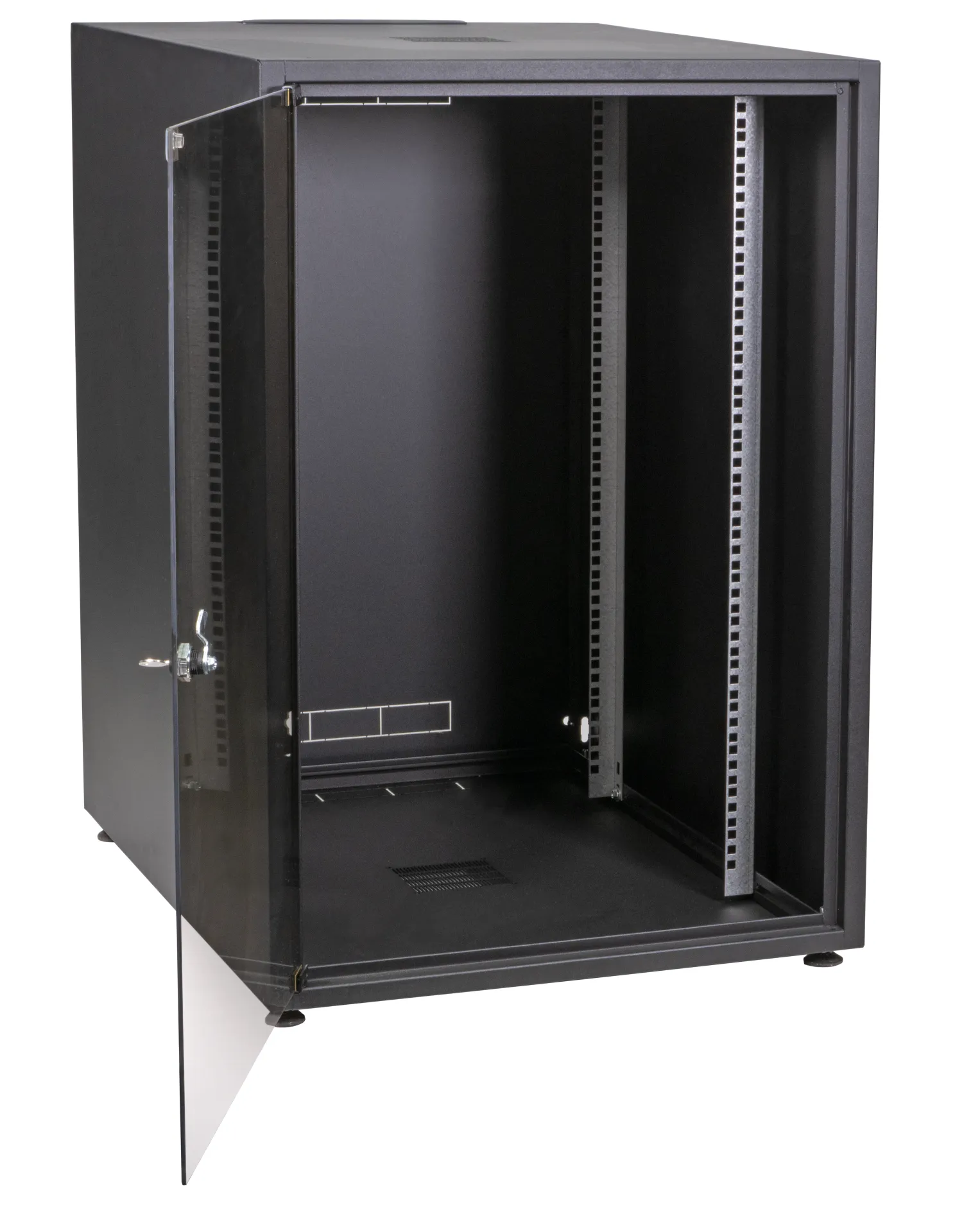 Netzwerkschrank OFFICE 18HE, 600x600 mm, RAL9005 – Bild 2