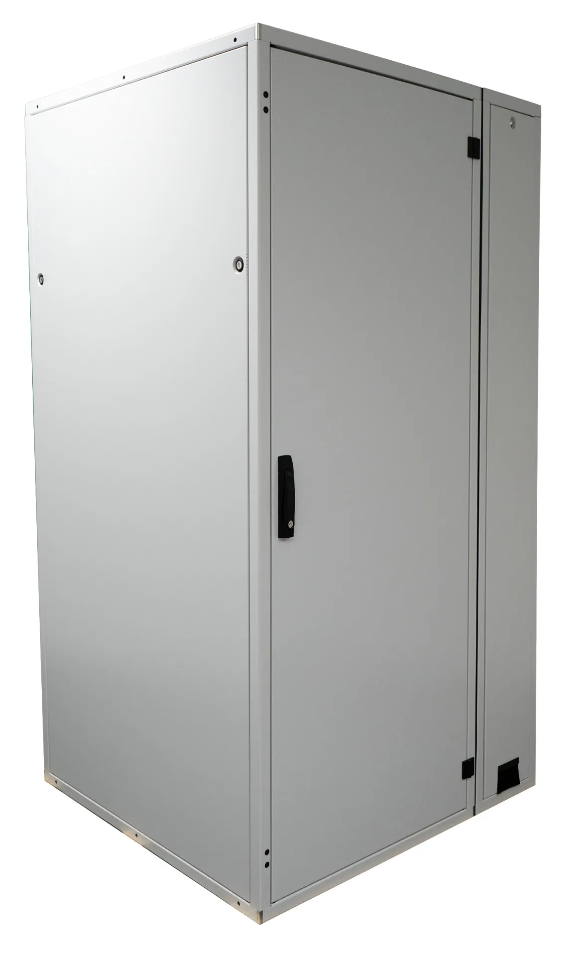 Schrank 42HE + Anreihkühler 3,5 kW, BxT 1100x1000, RAL7035, *Komplett-Set* – Bild 3
