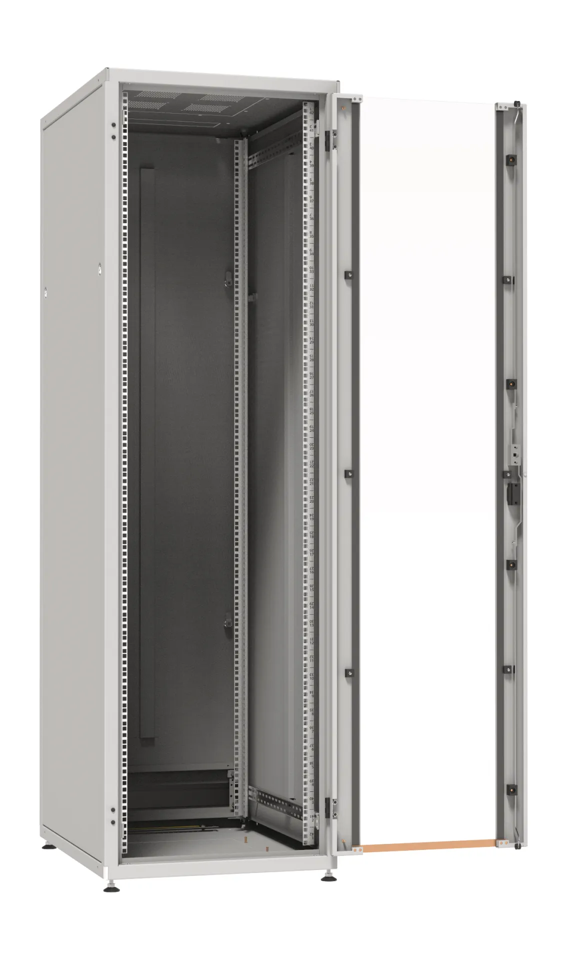 19" Netzwerkschrank PRO 42HE, 600x800 mm, RAL9005 – Bild 2