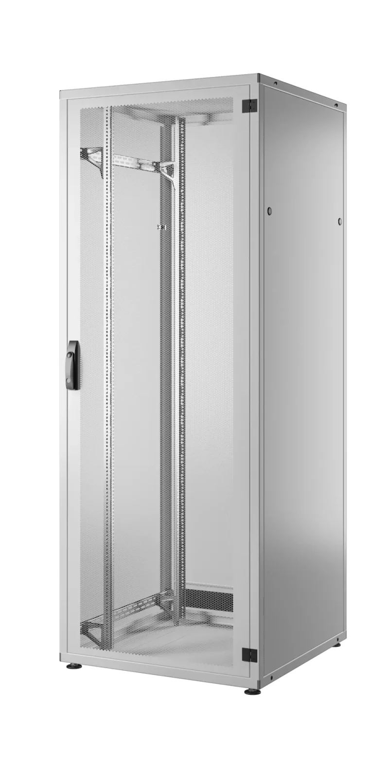 19“ Serverschrank PRO 42HE, 800×800 mm, F=1-tlg., R=Stahl 1-tlg. 2xVR, RAL7035
