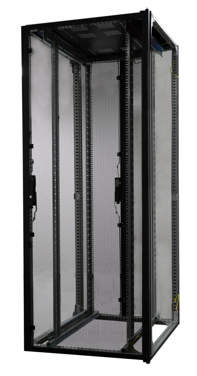 19″ Serverschrank PRO 47HE, 800×1200 mm, F=1-tlg., R=2-tlg., RAL9005, ohne SW