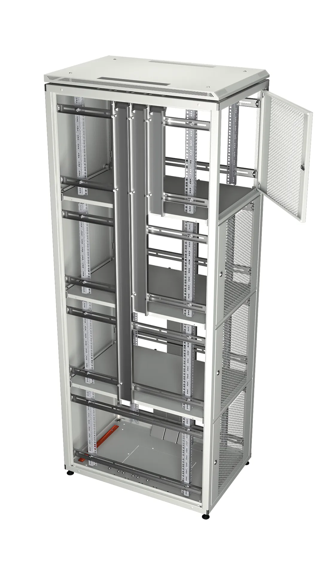 Co-Location Rack PRO, 2 x 23HE, 800x1200 mm, F=1-tlg., R=2-tlg., RAL9005 – Bild 3