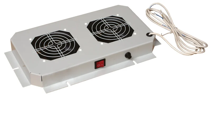 Dachlüfter 2-fach mit Thermostat für Öffnung B, für Co-Location PRO & ESV RAL7035