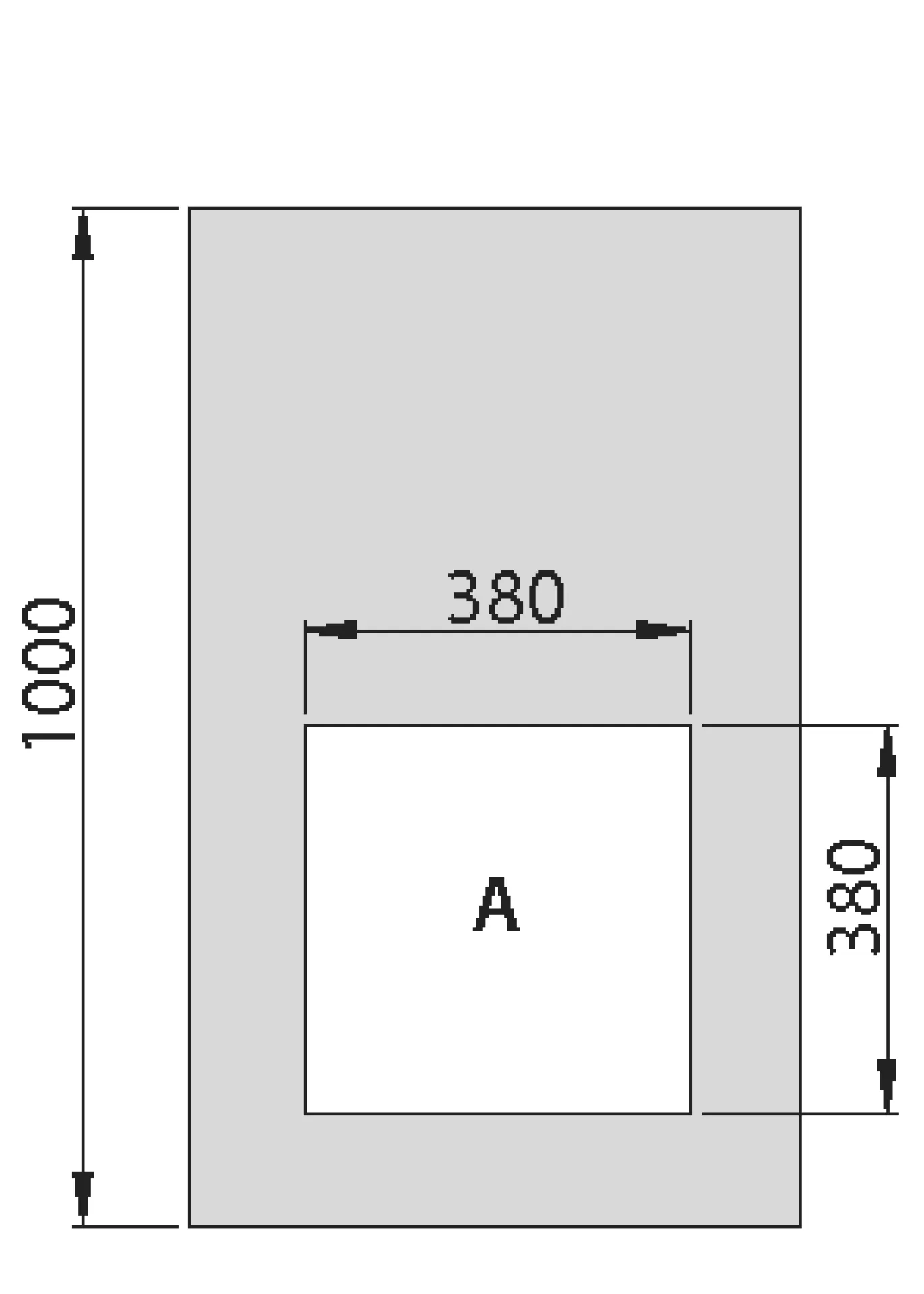 Modul mit Schaumdurchlass, Öffnung A, RAL7035, für PRO – Bild 2