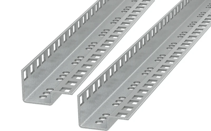 19″ Profilschiene für 18HE, Set 2 Stück, für PRO