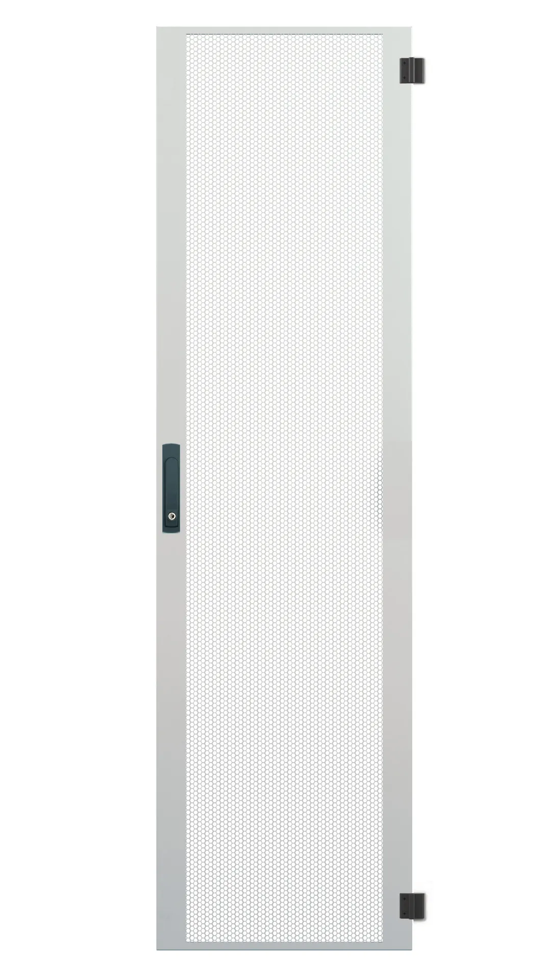 Tür für PRO 47HE, B=600, Stahl perf., 1-teilig, SH, RAL7035