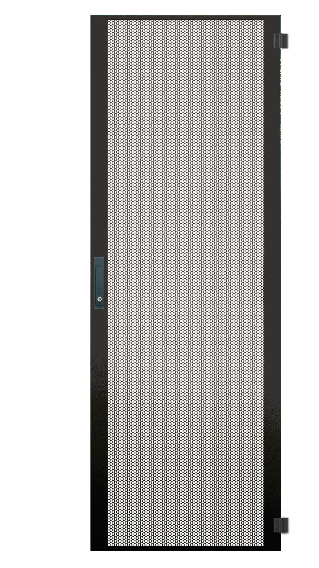 Tür für PRO 47HE, B=800, Stahl perf., 1-teilig, SH, RAL9005 – Bild 2