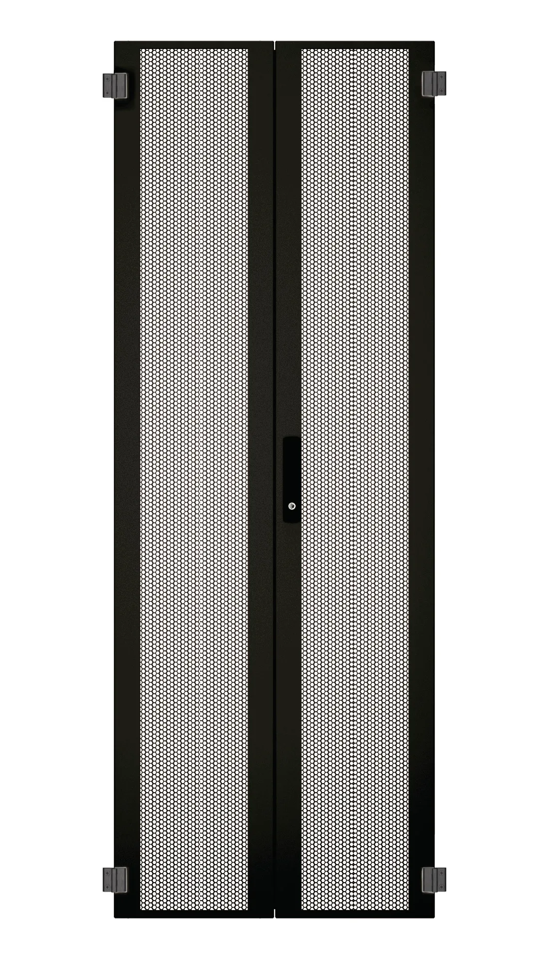 Tür für PRO 47HE, B=800, Stahl perf., 2-teilig, SH, RAL9005 – Bild 2