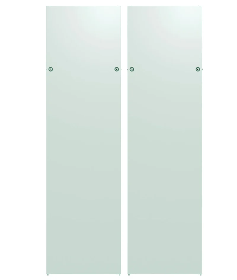 Seitenwand für PRO 47HE, T=1200, 2-teilig, RAL9005, 2 Teile je 600 mm