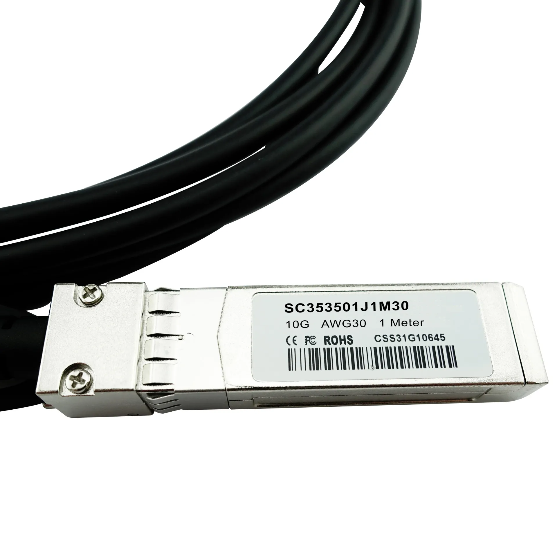 BlueLAN passives DAC Kabel, SFP+ auf SFP+,10GBASE-CR, 3m, AWG30 – Bild 2
